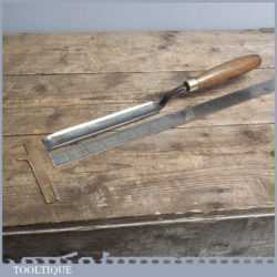 Vintage 1" Wide Cranked Paring Gouge Chisel By I SORBY