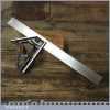 Vintage Stanley 46-151 Cast Steel Adjustable Combination Square - Refurbished