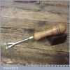 Vintage Upholsterer’s Tack Lifter Beechwood Handle - Good Condition