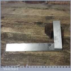 Vintage Moore & Wright Engineer’s 6 ¼” Precision Set Square - Fair Condition