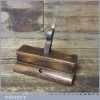 Vintage Beech Grannies Tooth Router Plane - Good Condition