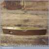Vintage W Marples & Sons 8” Mahogany Brass Boat Level - Good Condition