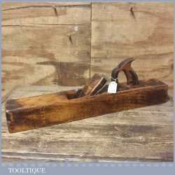 Vintage 22” Beechwood Try Plane Lapped Flat Ready For Use - Good Condition