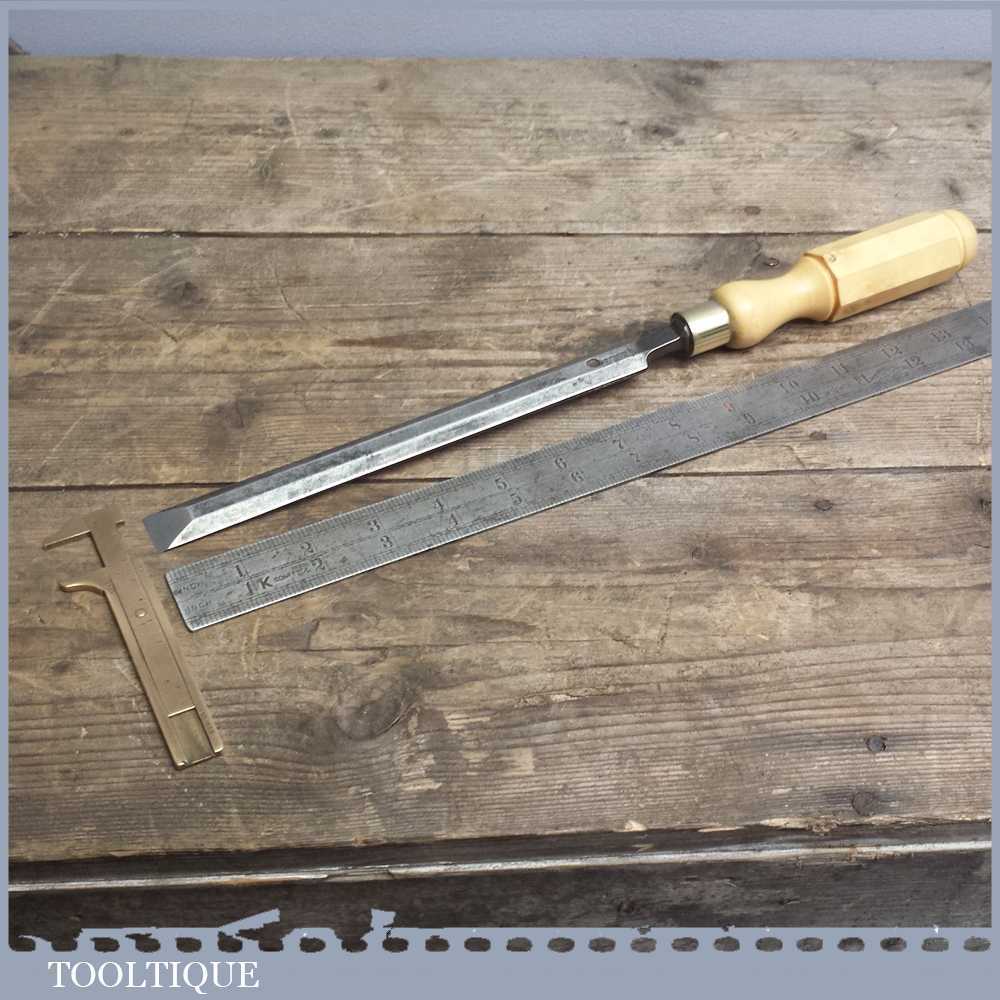 Vintage 3/4" Wide Bevel Edge Paring Chisel by MARPLES & SONS