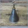 Vintage Moore & Wright Thumb Push Oil Can Or Oiler - Good Condition
