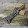 Antique Adjustable Spanner Wrench With Wood Handle - Good Condition