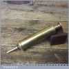 Vintage Solid Brass Animal Veterinary Medical Syringe Westhill - Good Condition
