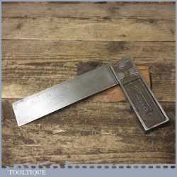 Vintage J Rabone No: 1905 Engineers 12” Cast Steel Try Square - Good Condition