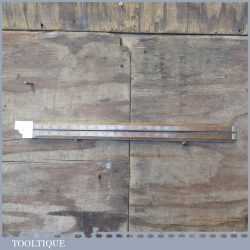 Vintage Tailors 24” Boxwood Brass Folding Square - Good Condition