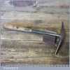 Rare Vintage Perfect Pattern Saddlers Leatherworking Tack Hammer