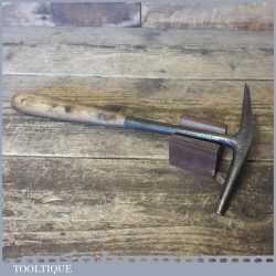 Rare Vintage Perfect Pattern Saddlers Leatherworking Tack Hammer