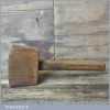 Vintage Carpenters Beech Wood Mallet - Good Condition
