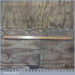 Vintage J Rabone No: 1139 Boxwood Brass Yardstick Ruler - Good Condition