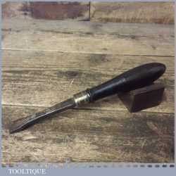 Vintage Holtzapffel & Deyerlien Ebony Woodturning Thread Chaser - Good Condition