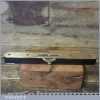 Vintage Frederick Hill 8” Rosewood Brass Spirit Level - Good Condition