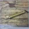 Large Vintage Brass Farming Or Veterinary Syringe - Good Condition