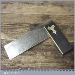 Vintage Carpenters Rosewood Brass 6” Try Square - Good Condition