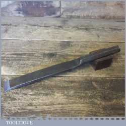 Vintage 1 1/16” Heavy Duty Steel Timber Framing Firmer Chisel - Sharpened