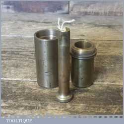 Vintage Engineered Brass Sealed Capsule Internal Wick - Good Condition