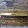 Vintage W Marples & Sons 12” Mahogany Brass Spirit Level - Good Condition