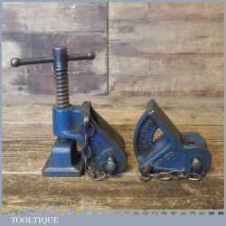 Vintage Pair Of Record No: 130 Cramp Heads - Good Condition