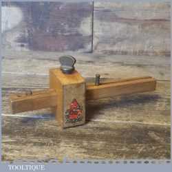 Vintage Buck & Hickman Toga Beech Brass Mortice Gauge - Fully Refurbished