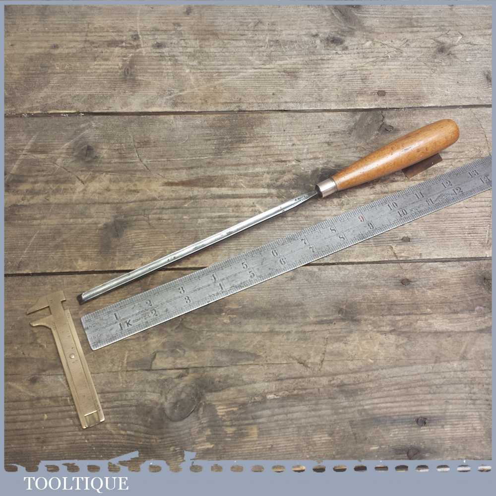 Vintage 5/16" Wide Forged Steel Paring Gouge Chisel by J BUCK