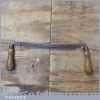 Vintage Drawknife 10” Cutting Blade Beechwood Handles - Sharpened Honed