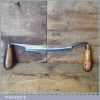 Vintage James Howarth Drawknife 7” Curved Blade Lignum Handles - Sharpened
