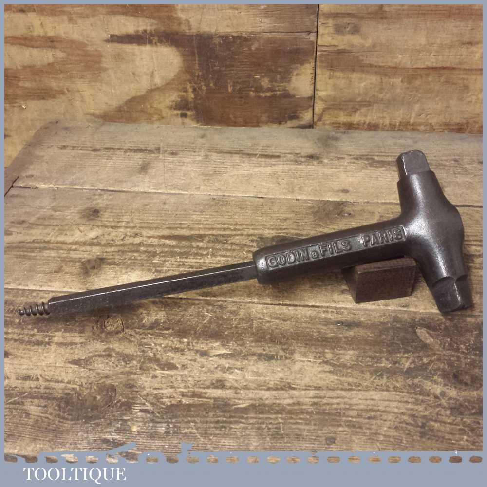 Rare Antique Godin & Fils Paris Winery Barrel Bung Puller Or Extractor