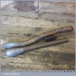 T10932 – Vintage pair of plumbers lead dressing dummies in good used condition.