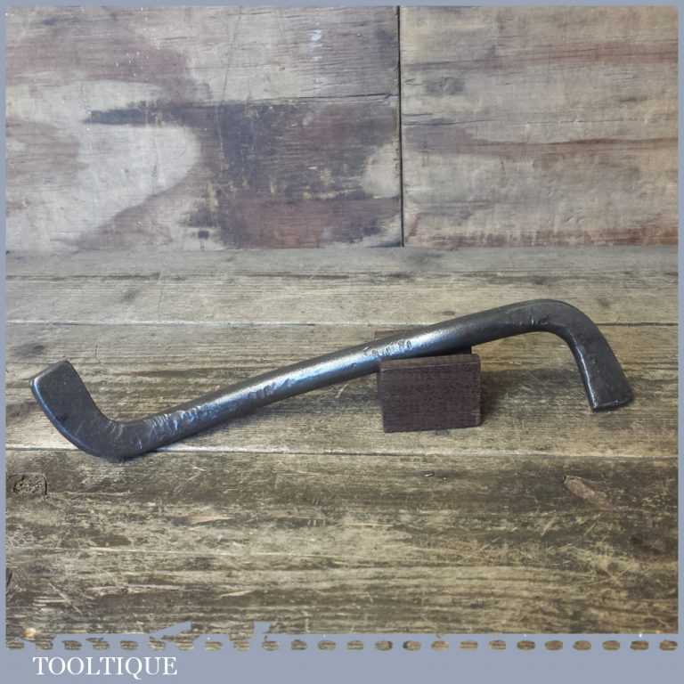 Vintage Double Ended Cast Steel Caulking Iron Good Condition Tooltique