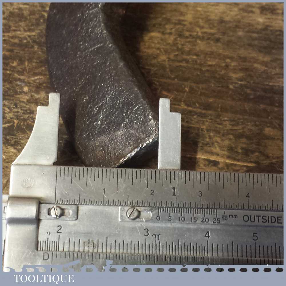 Vintage Double Ended Cast Steel Caulking Iron Good Condition Tooltique