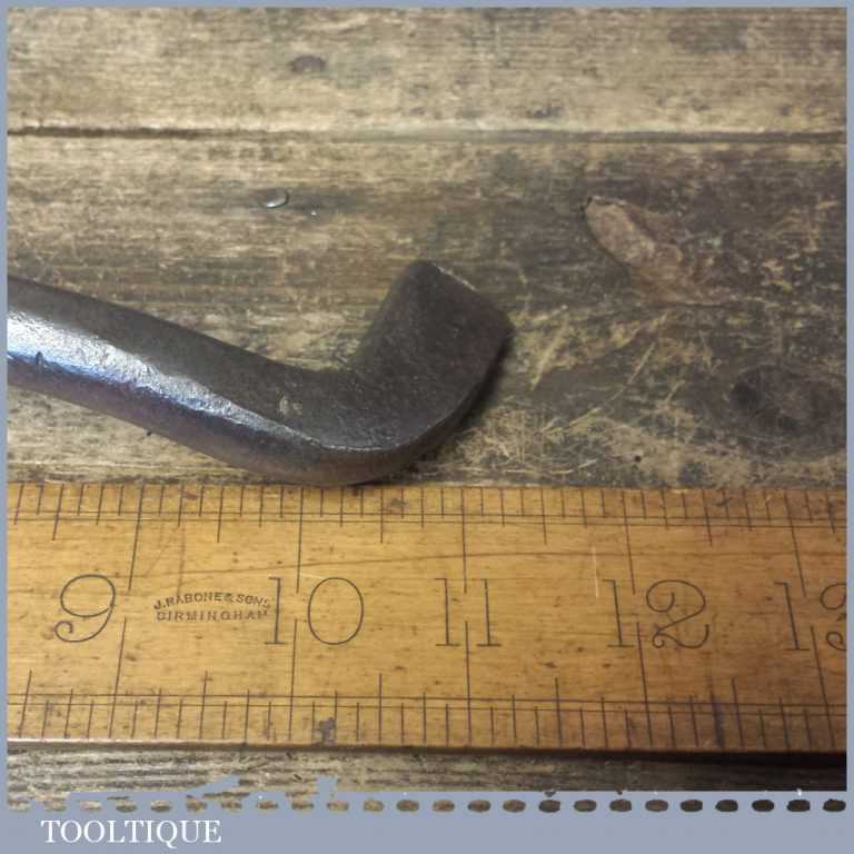 Vintage Double Ended Cast Steel Caulking Iron Good Condition Tooltique