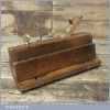Antique Griffiths Norwich Beechwood Brass Side Fillister Plane - Good Condition