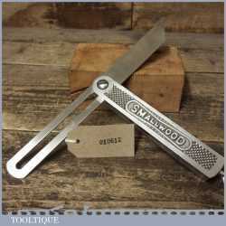 Vintage Smallwood 10” Cast Steel Sliding Bevel - Good Condition