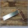 Vintage Joseph Marples Carpenters 9” Rosewood Brass Try Square - Good Condition