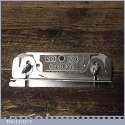Vintage Stanley England No: 79 Side Rebate Plane Complete - Good Condition