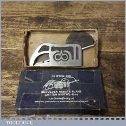 Vintage Boxed Clifton No: 400 Shoulder Rebate Plane - Good Condition