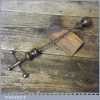 Vintage Jewellers Counterweighted Archimedes Spiral Hand Drill - Good Condition