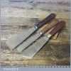 2 No: Vintage Scrapers Plus 1 No: Putty Knife Rosewood Handles - Good Condition