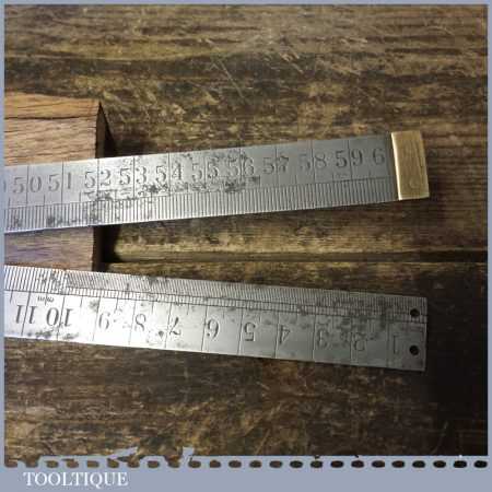 Vintage German 2ft Metric/Imperial Folding Steel Ruler – Good Condition ...