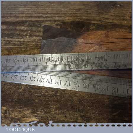 Vintage German 2ft Metric/Imperial Folding Steel Ruler – Good Condition ...