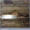 Vintage 7” Gentleman’s Brass Back Hand Saw 15 TPI - Sharpened