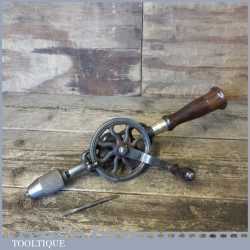 Antique Millers Falls No: 2 Egg Beater Hand Drill - Good Condition