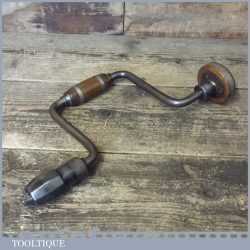 Vintage Wilfin Carpenter’s Beechwood Brace 10” Swing - Good Condition