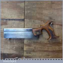 Vintage John Cockerill 8” Steel Back Dovetail Saw 15 TPI - Sharpened