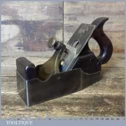 Scarce Antique Scottish Pattern York Pitch Cast Steel Smoothing Plane