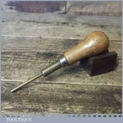 Vintage Woden Push Pin Tool Beechwood Handle - Good Condition