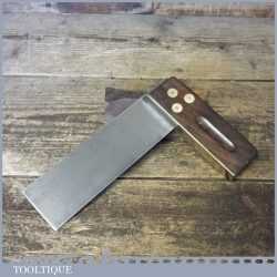 Vintage Carpenters Rosewood Brass 6” Try Square - Good Condition